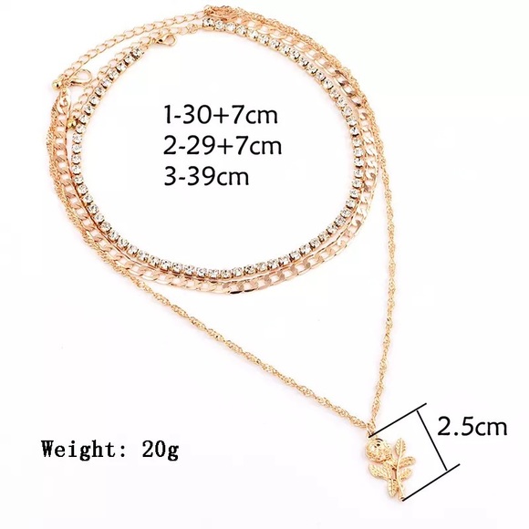 3/$30 ❤️ Multi Layered Pendant Necklace - Picture 4 of 6